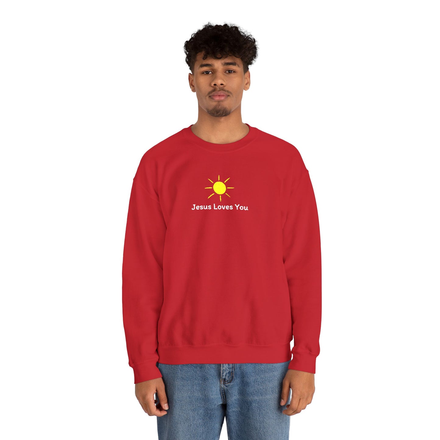 Jesus Loves You Summer Sun Crewneck