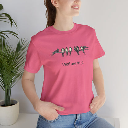 Psalms 91:4 Sparrow Tee