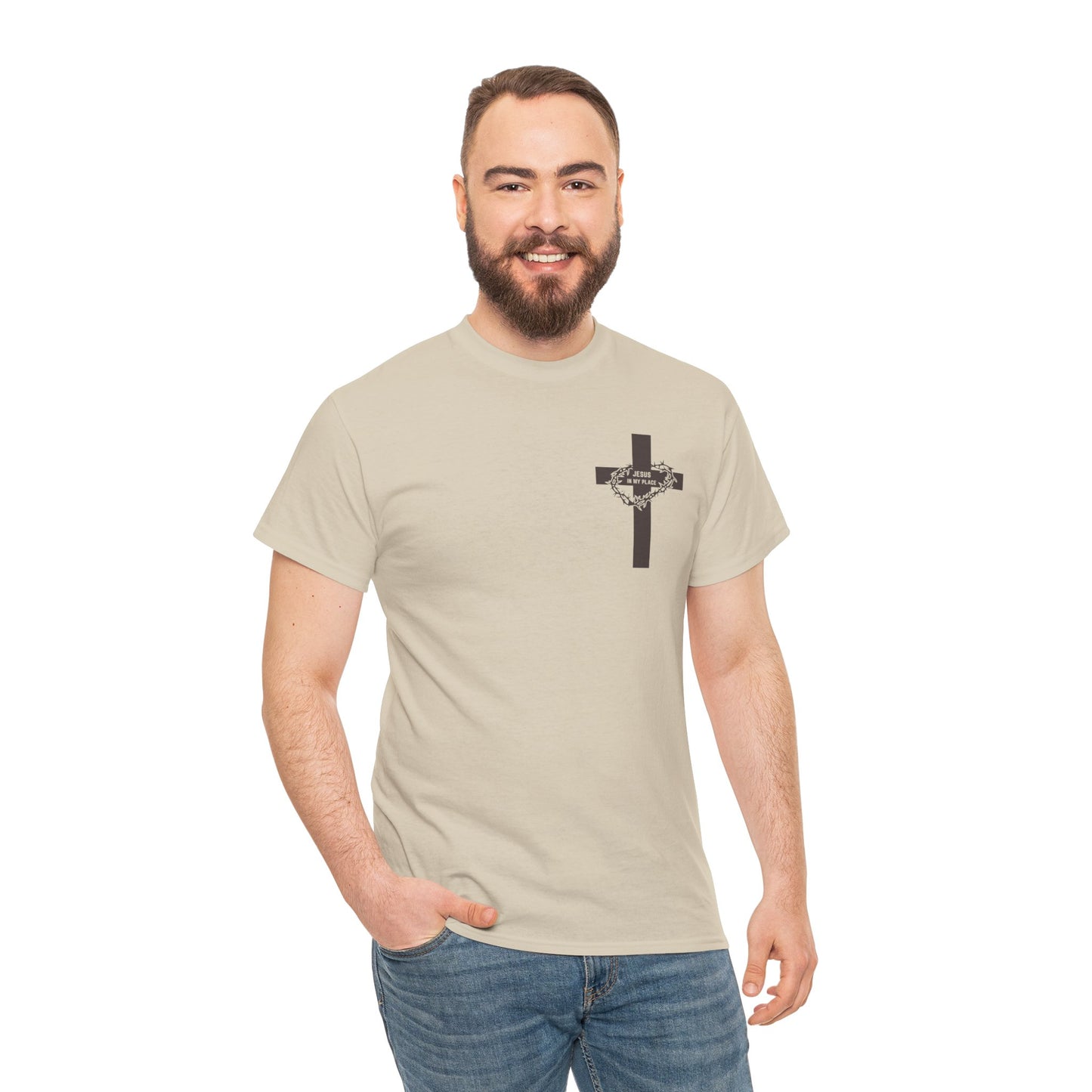 Jesus in My Place Cross Tee