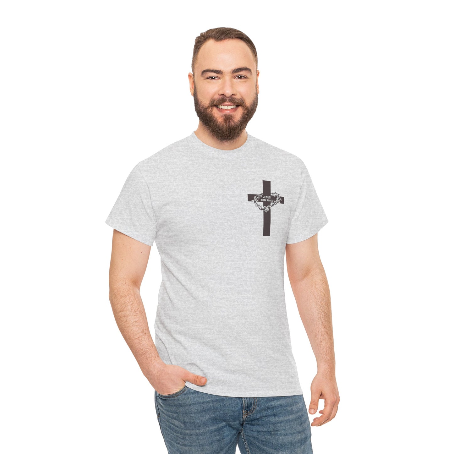 Jesus in My Place Cross Tee