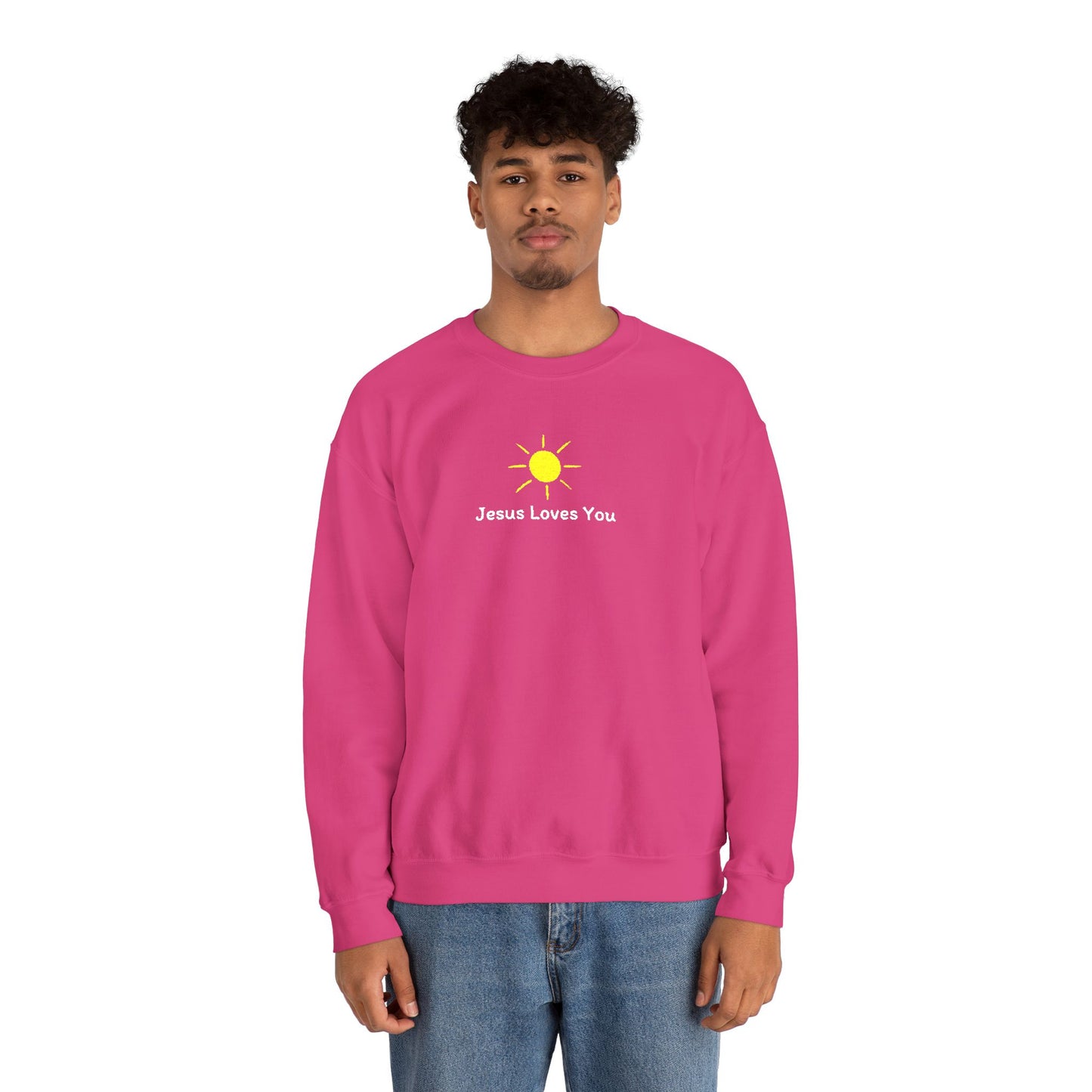 Jesus Loves You Summer Sun Crewneck