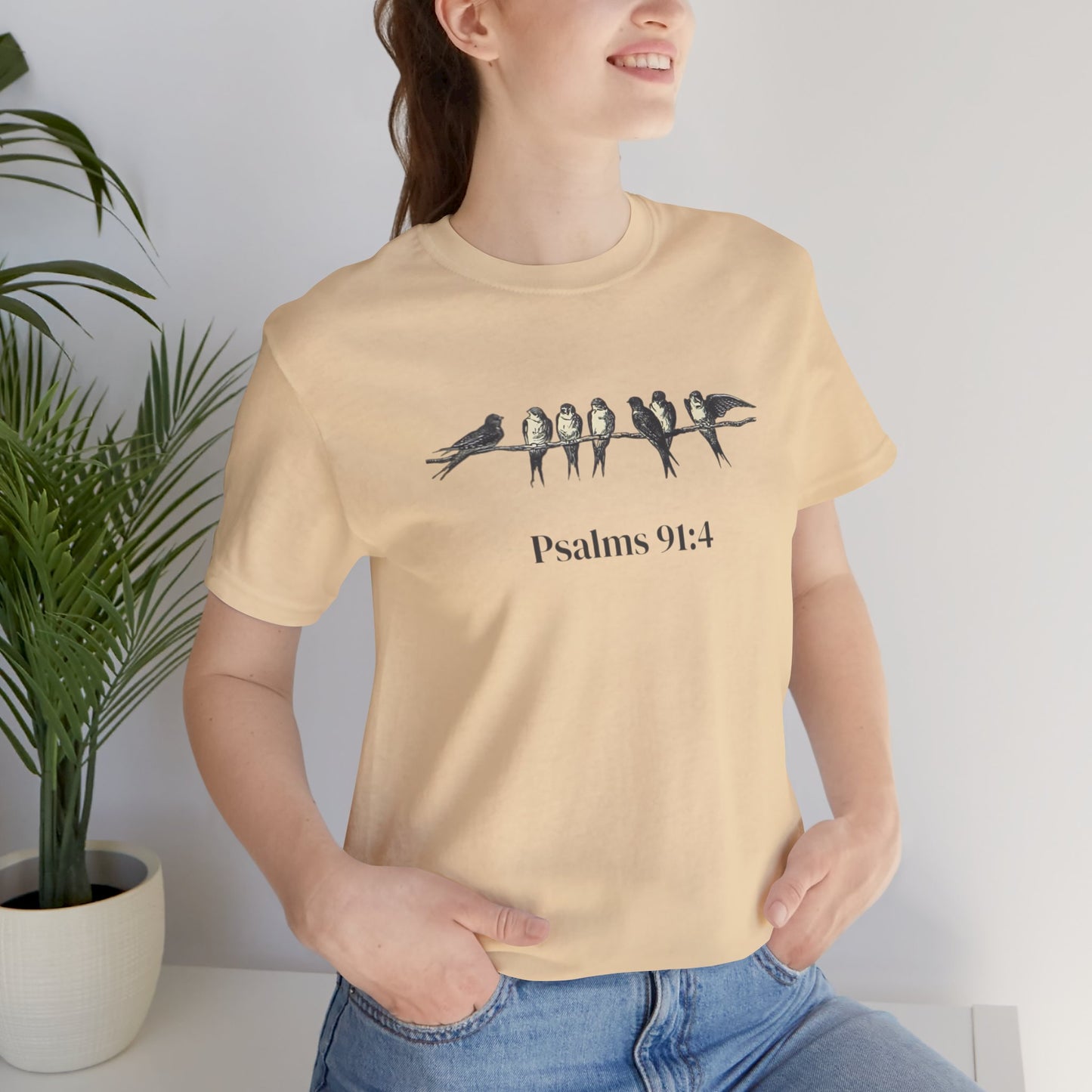 Psalms 91:4 Sparrow Tee