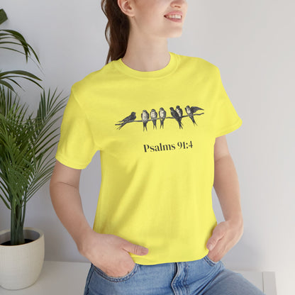 Psalms 91:4 Sparrow Tee