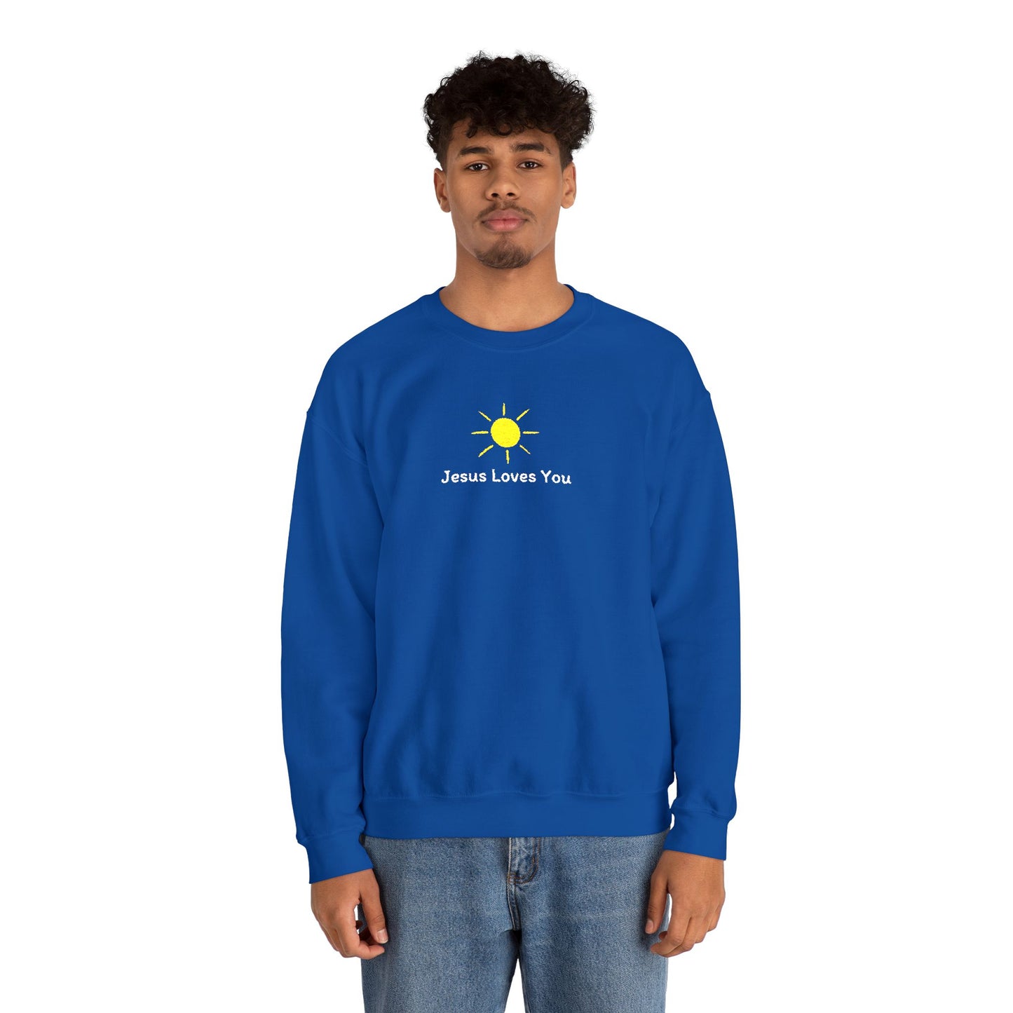 Jesus Loves You Summer Sun Crewneck