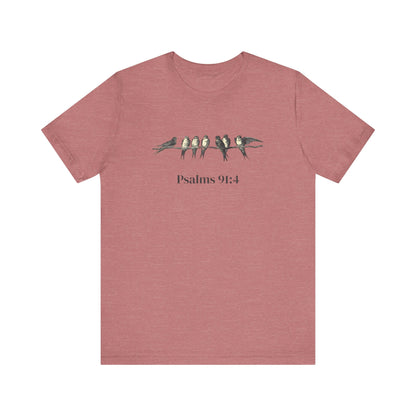 Psalms 91:4 Sparrow Tee