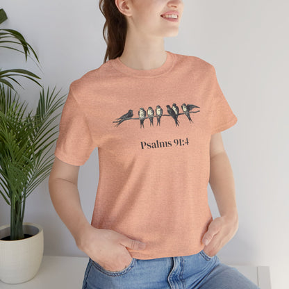 Psalms 91:4 Sparrow Tee