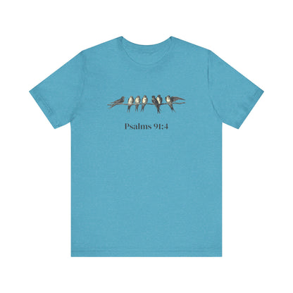 Psalms 91:4 Sparrow Tee